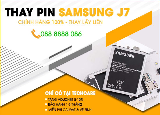 Thay pin Samsung J7 tại Đà Nẵng