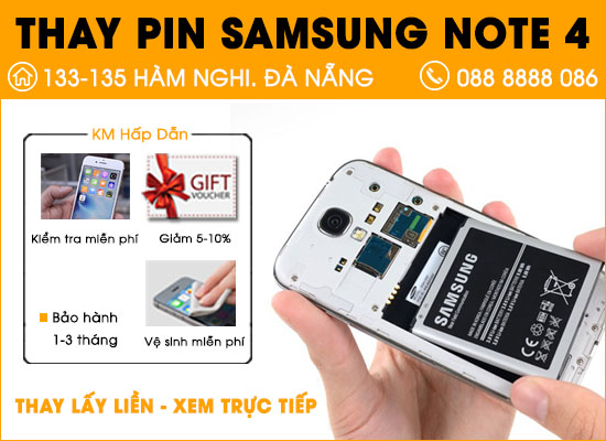 Thay pin Samsung S4 lấy liền