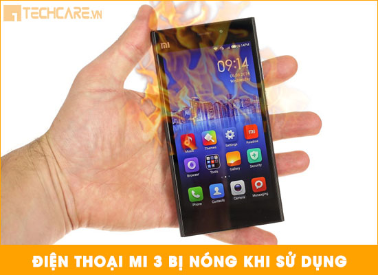 Thay pin Xiaomi Mi 3 bị nóng khi sử dụng