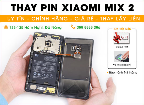 Thay pin Xiaomi Mix 2 Đà Nẵng