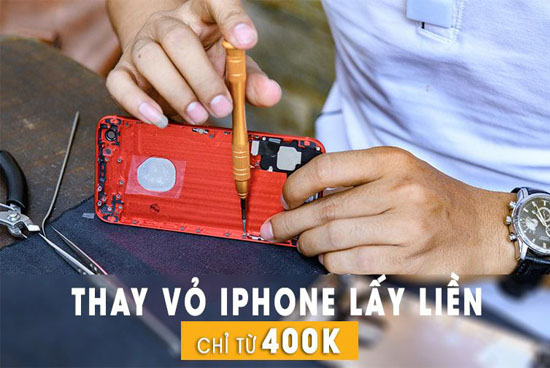 Thay vỏ Iphone lấy liền tại Đà Nẵng