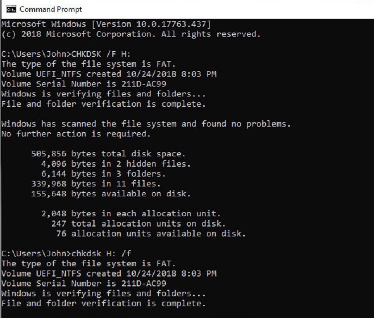 Fix lỗi the file or directory is corrupted and unreadable hiệu quả nhất