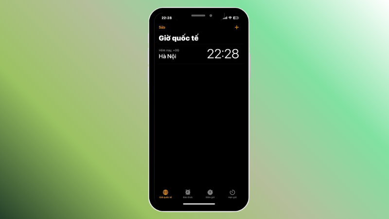 Thêm đồng hồ giờ quốc tế