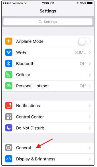 thiết lập lại mạng iphone
