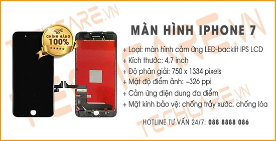 Thông số màn hình Iphone 7