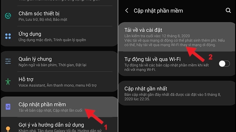 Cách khắc phục điện thoại tự tắt mở nguồn liên tục Samsung Cách khắc phục điện thoại tự tắt mở nguồn liên tục Samsung