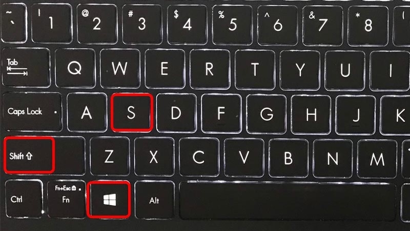 Windows + Shift + S – Tự chọn vùng muốn cắt (Win 10, 11)