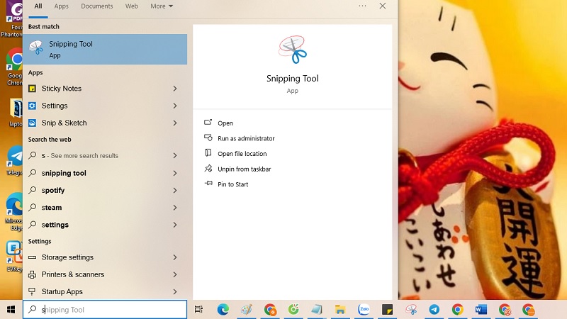 Dùng công cụ Snipping Tool để cắt ảnh chuyên nghiệp hơn
