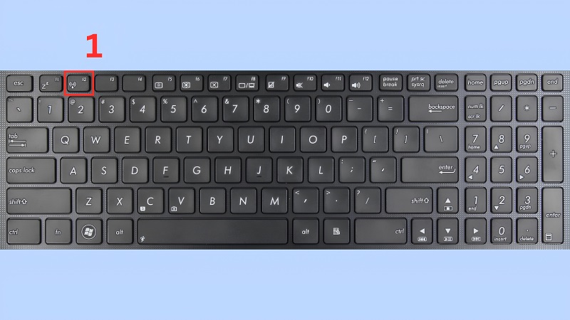 Màn hình BIOS laptop Asus sau khi nhấn phím F2