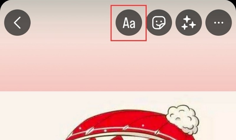 chọn vào biểu tượng Aa