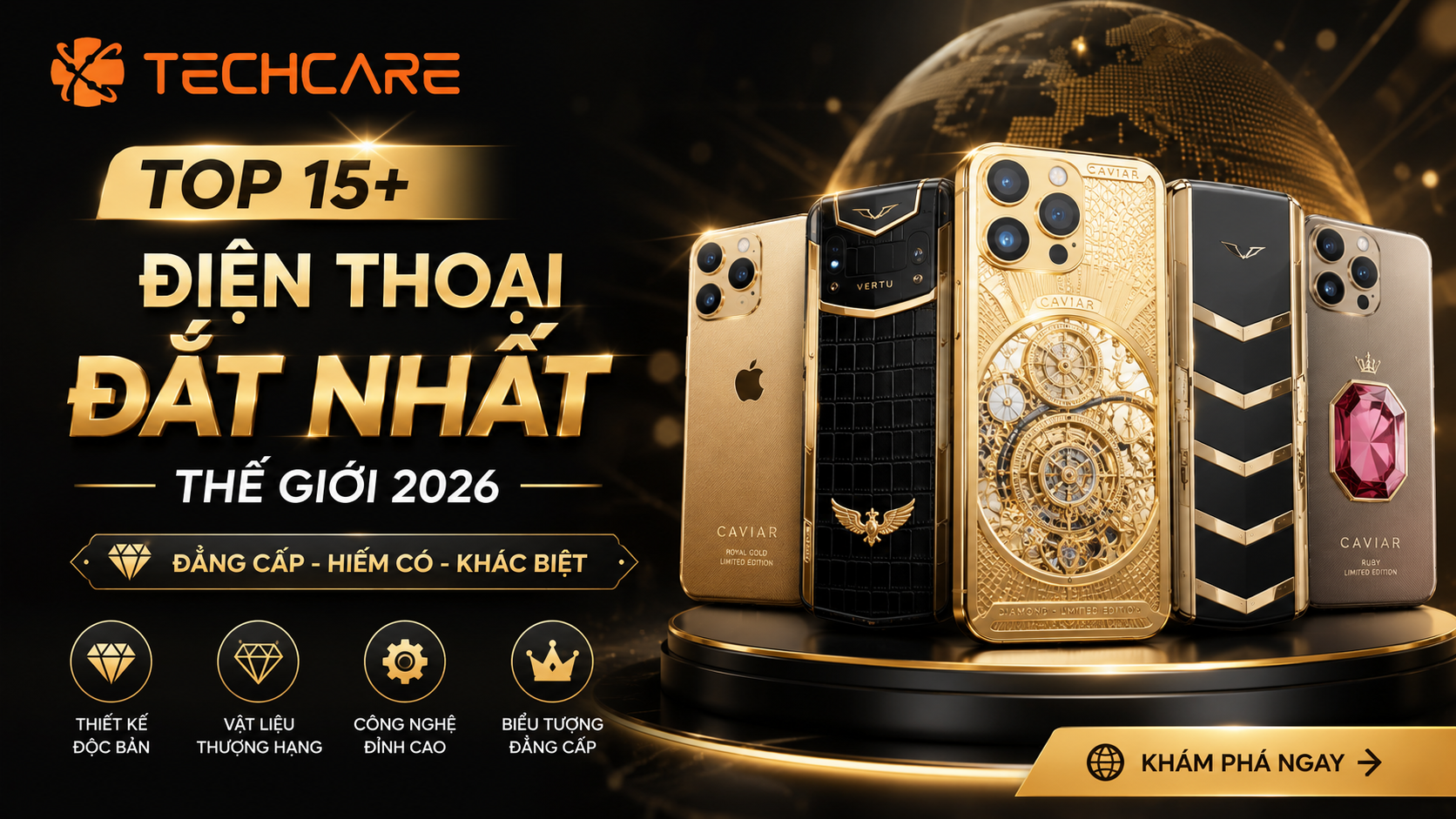 Top 15+ Điện Thoại Đắt Nhất Thế Giới 2026
