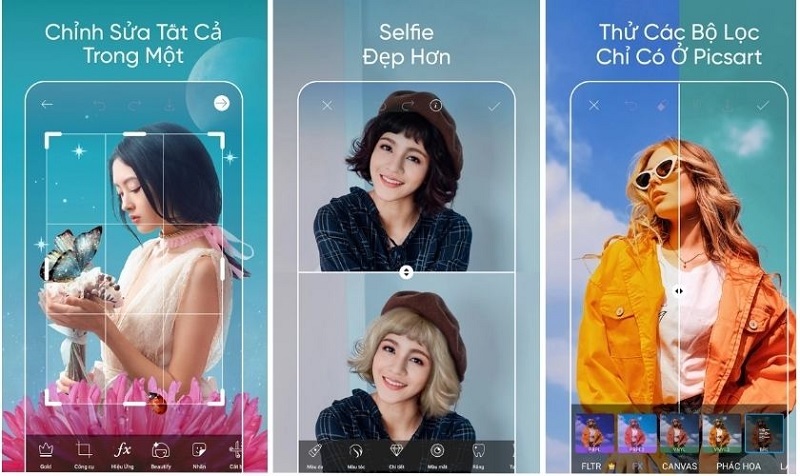 App thay đổi màu tóc PicsArt Photo Studio