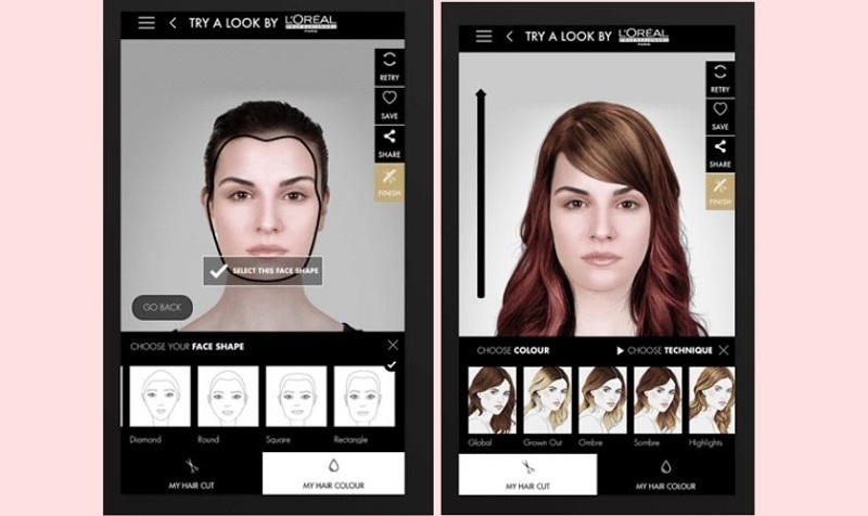 App đổi màu tóc Style My Hair