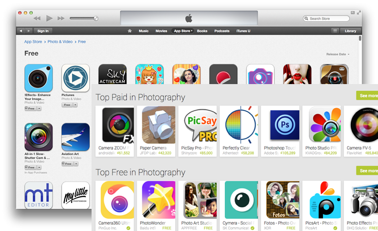Các ứng dụng chụp ảnh đẹp