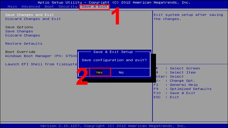 Kiểm tra Boot Mode và tắt Fast Boot bước 2 Kiểm tra Boot Mode và tắt Fast Boot bước 2