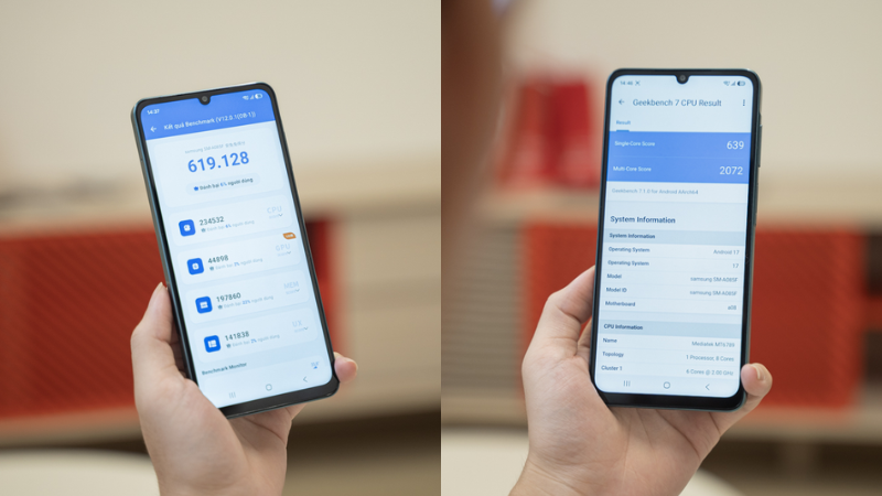 Về hiệu năng và phần mềm_ Samsung Galaxy A08 hơn hẳn