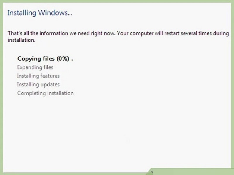 Cài win và kiểm tra kết quả