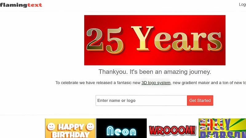 Flamingtext — Classic, đáng tin cậy cho dự án đơn giản