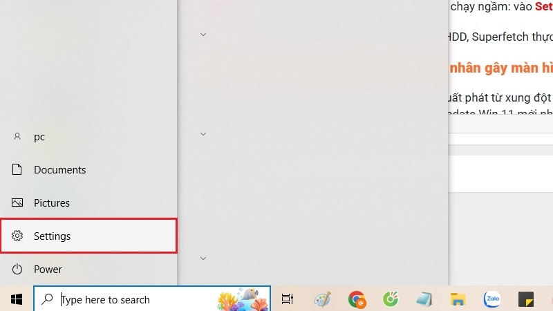 Windows Update hoặc dịch vụ nền ngốn tài nguyên
