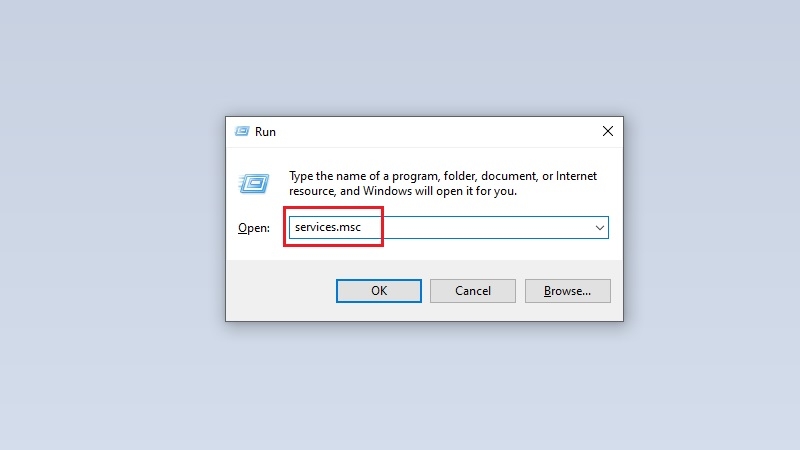Khởi động lại dịch vụ Print Spooler bước 1 Khởi động lại dịch vụ Print Spooler bước 1