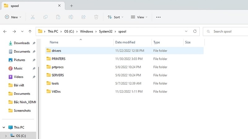 Khởi động lại dịch vụ Print Spooler bước 3 Khởi động lại dịch vụ Print Spooler bước 3