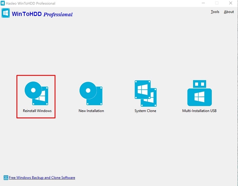 Hướng dẫn cài Windows bằng WinToHDD không cần USB bước 1 Hướng dẫn cài Windows bằng WinToHDD không cần USB bước 1