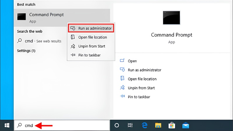 Làm mới cache Windows Update và quét file hệ thống bước 1 Làm mới cache Windows Update và quét file hệ thống bước 1
