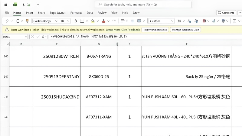 Cách xem lịch sử chỉnh sửa file Excel