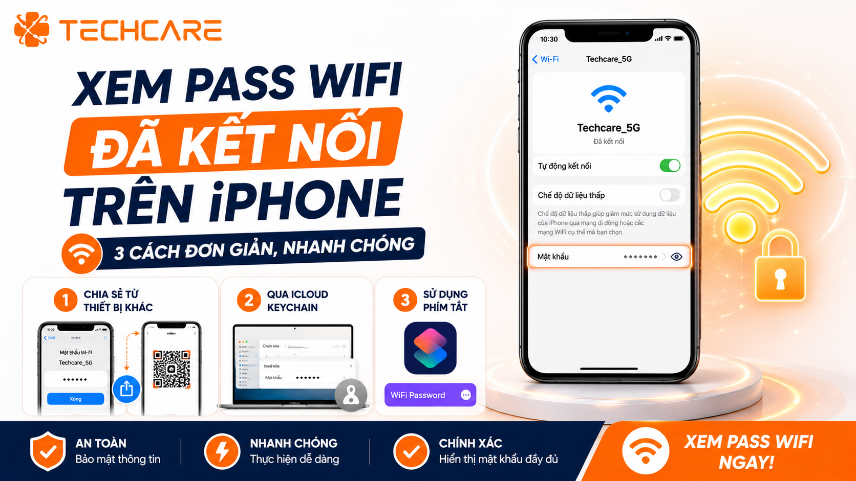 Xem Pass Wifi Đã Kết Nối Trên iPhone: 3 Cách Đơn Giản, Nhanh Chóng