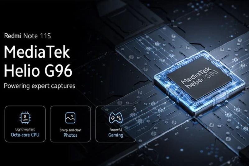 Cấu hình mạnh mẽ từ chip MediaTek Helio G96