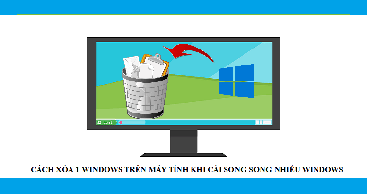 Cách xóa 1 Win chạy song song trên máy tính cực dễ
