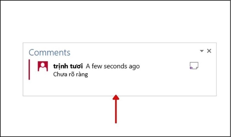 Comment trong Word là gì?