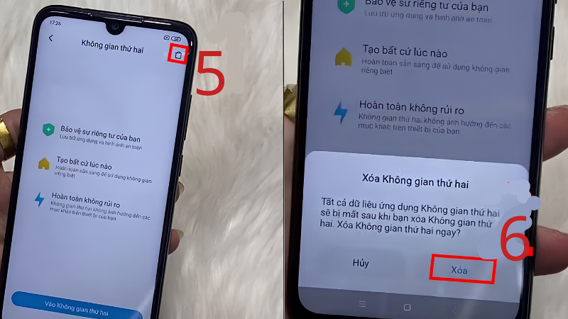 Xóa Không Gian Thứ 2 Trênxiaomi trong 30 giây