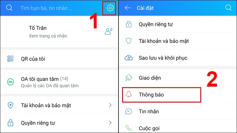 Cách khắc phục Zalo không hiện tin nhắn trong thông báo Cách khắc phục Zalo không hiện tin nhắn trong thông báo