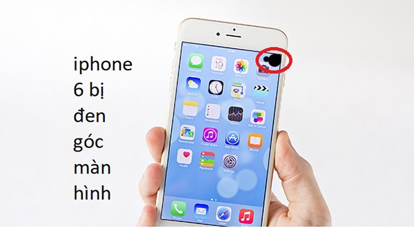 Sửa lỗi iPhone 6 bị đen góc màn hình