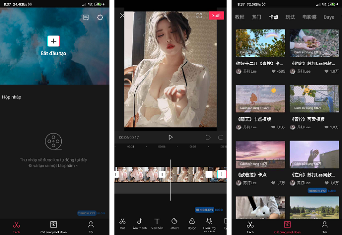 Tải app edit Trung Quốc chỉnh sửa video Jianying app