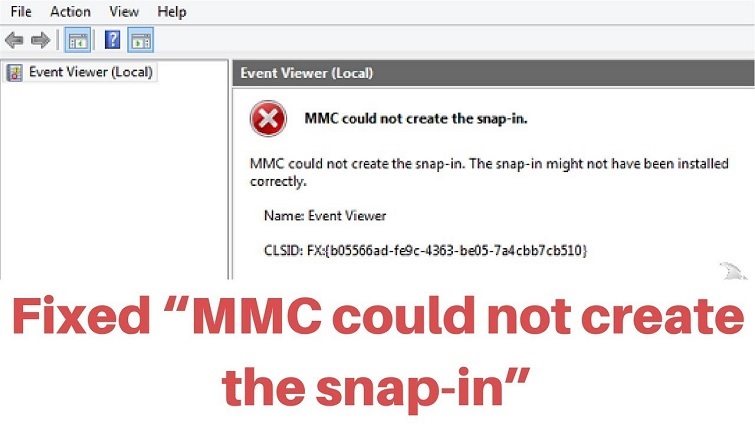 mmc-could-not-create-the-snap-in