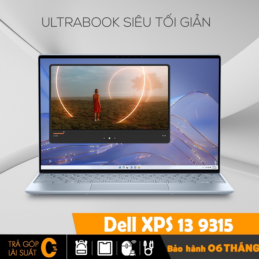 Laptop Dell XPS 13 9315 cao cấp sang trọng cho doanh nhân
